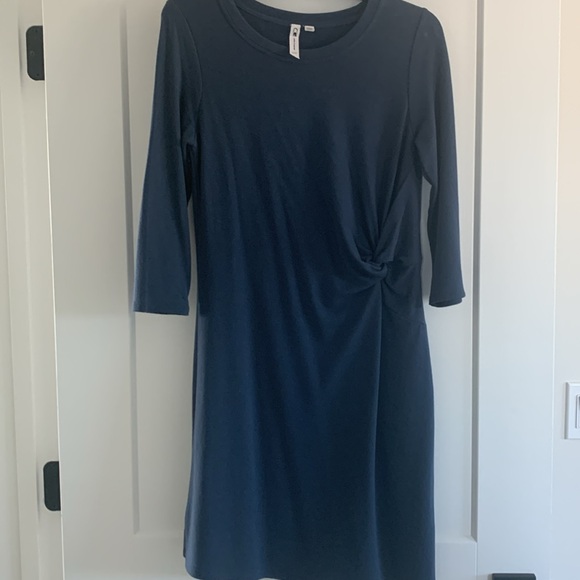 Navy Cable and Gauge Dress - S - Picture 1 of 6